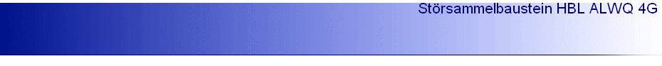 St�rsammelbaustein HBL ALWQ 4G